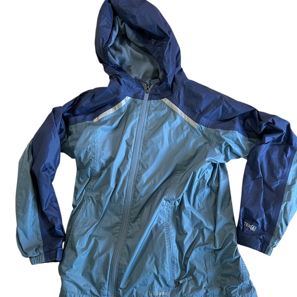 L.L Bean Fleece Lined Hooded Jacket Coat Youth 18 - Picture 1 of 11
